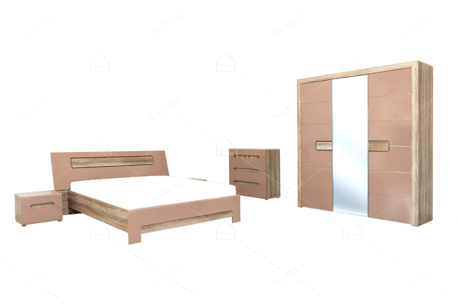 Комплект мебели для спальни Флоренс, Капучино, MEBEL SERVICE(Украина)