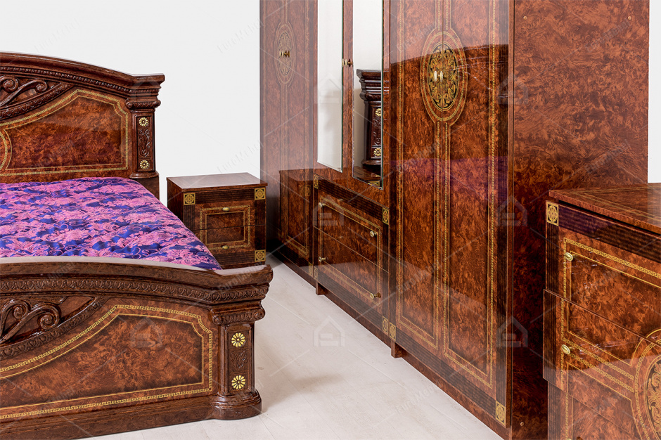 Комплект мебели для спальни Рома, Корень, MEBEL SERVICE(Украина)