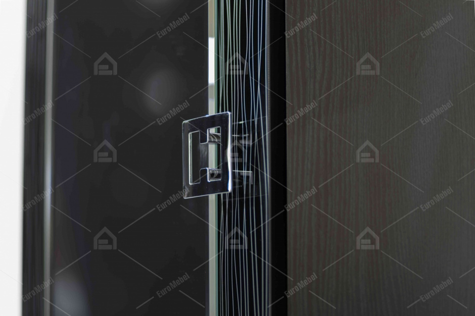 Шкаф для одежды угловой  1Д  модульной системы Рената, Чёрный, ООО УМК (Россия)