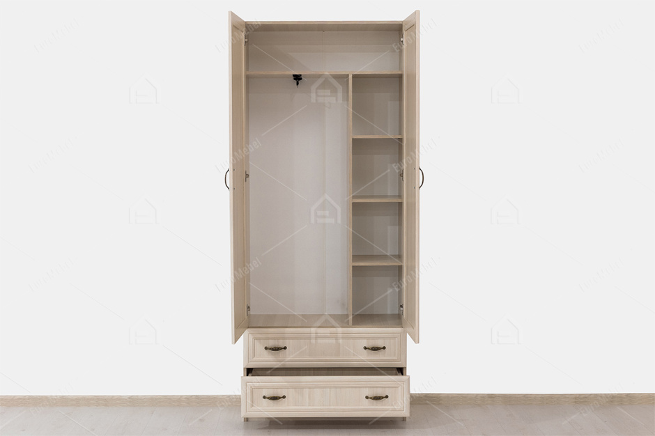 Шкаф для одежды 2Д , коллекции Вега, Сосна Карелия, СВ Мебель (Россия)