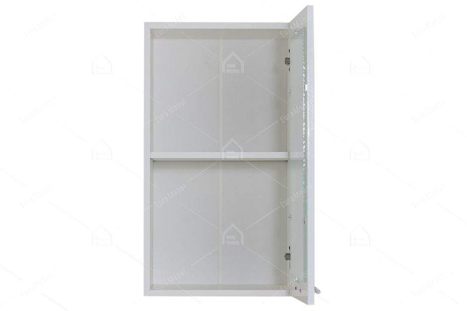 Шкаф кухонный 400, 1Д  как часть комплекта Кофе МДФ фотопечать, Белый, Стендмебель (Россия)