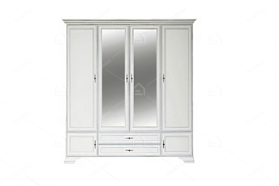 Шкаф для одежды 6Д  (Kentaki SZF6D2S), коллекции Кентаки, Белый, BRW-Украина (Украина)
