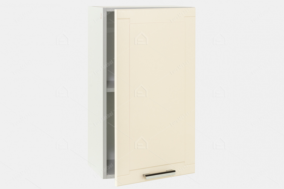 Шкаф кухонный 400, 1Д  как часть комплекта Геометрия, Ваниль, СВ Мебель (Россия)