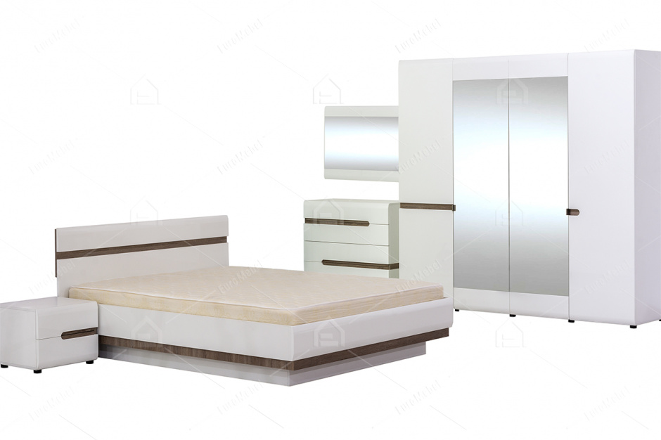 Набор мебели для спальни Линате 5344, Белый, Анрэкс (Беларусь)