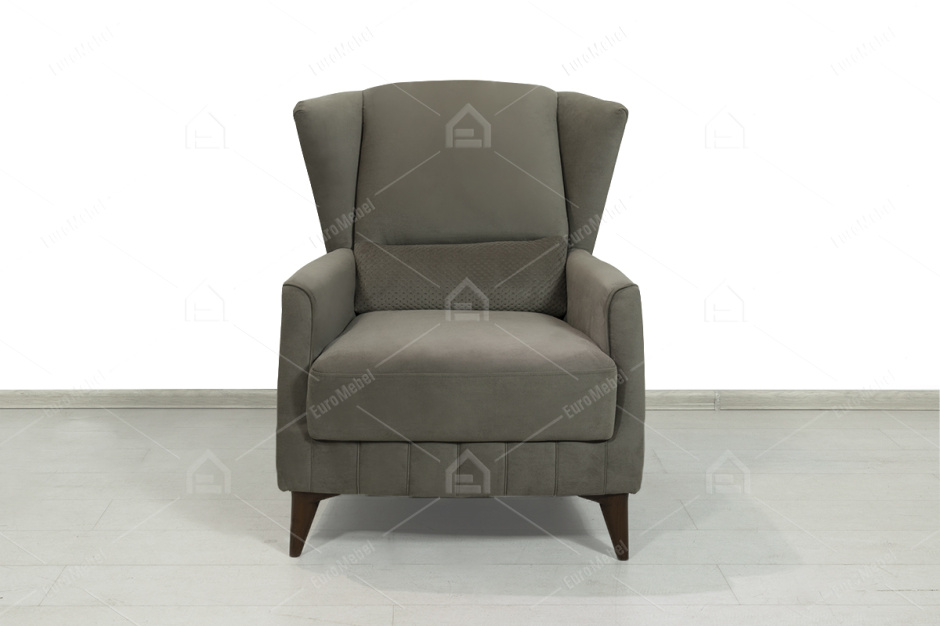 Кресло традиционное Эшли, ТД192 Серый, Нижегородмебель и К (Россия)