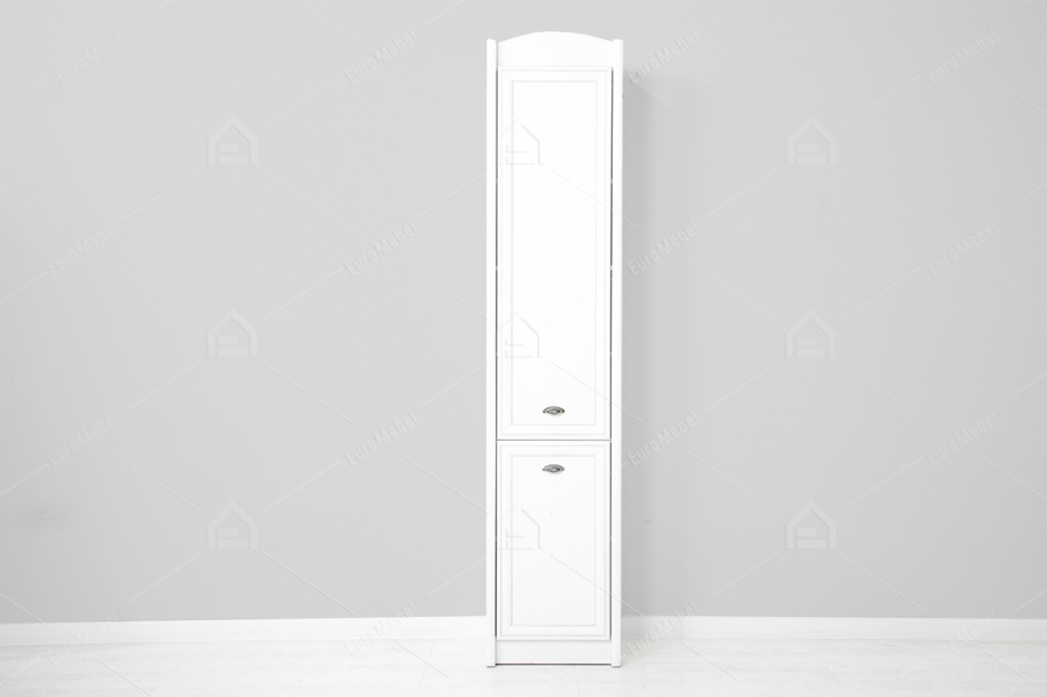 Шкаф пенал 2Д  как часть комплекта Салерно, Белый Белый, БРВ Брест (Беларусь)