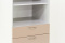 Шкаф пенал 600, 2Д , модульной системы Волна, Белый/Капучино, СВ Мебель (Россия)