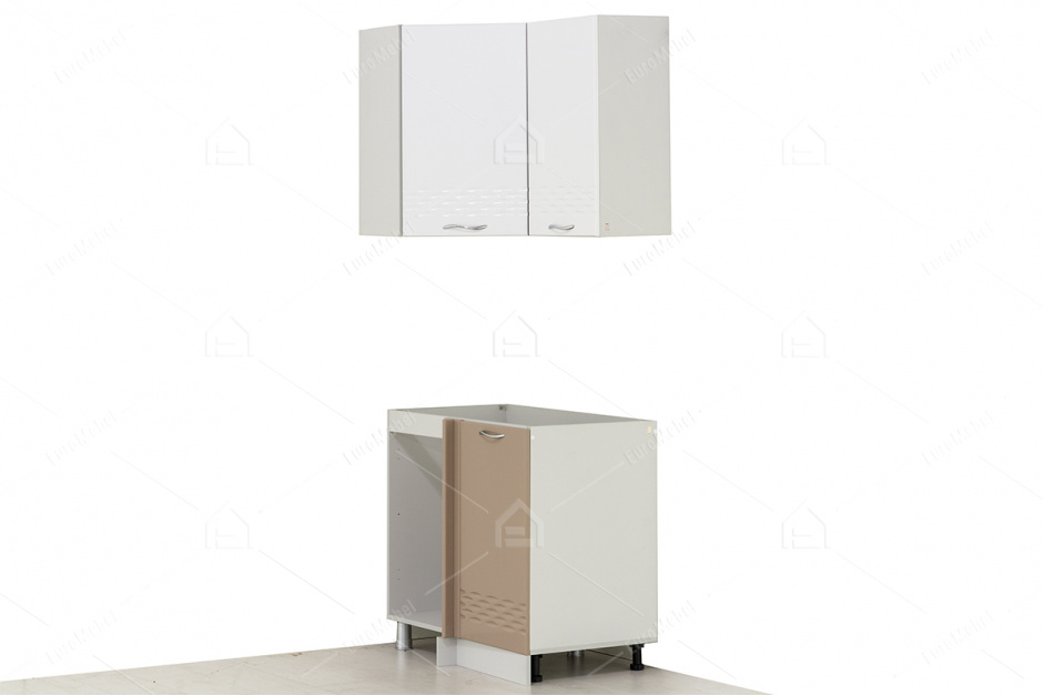Секция кухонная 1000, линейная Волна, БелыйСВ Мебель (Россия)