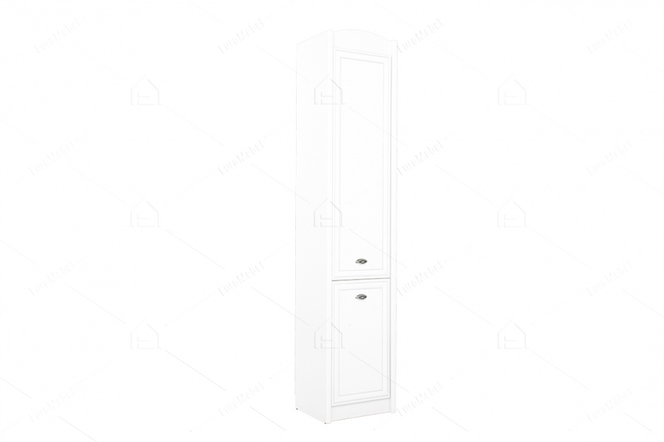 Шкаф пенал 2Д  как часть комплекта Салерно, Белый Белый, БРВ Брест (Беларусь)