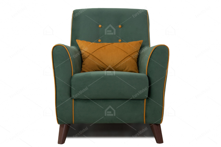 Кресло традиционное Френсис, ТК260 Зелёный, Нижегородмебель и К (Россия)