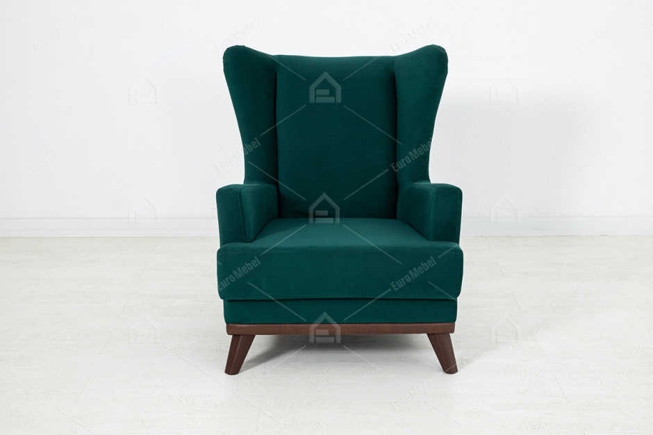 Кресло традиционное Оскар, ТК316/1 Темно-зеленый, Нижегородмебель и К (Россия)