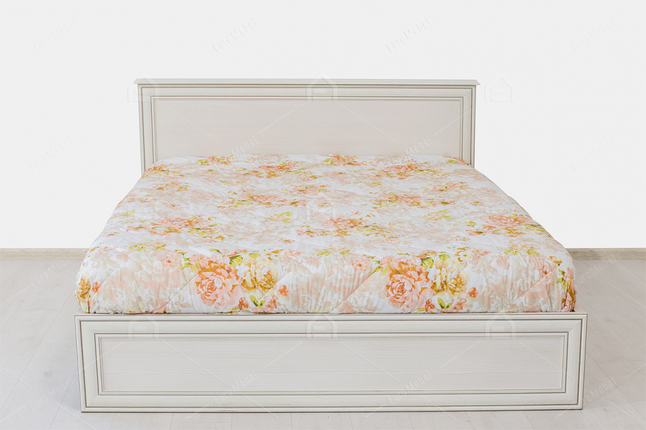 Кровать двуспальная (Tiffany 160), коллекции Тиффани, Вудлайн Кремовый, Анрэкс (Беларусь)