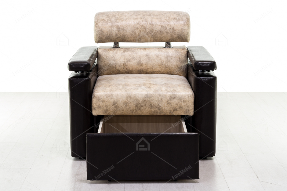 Кресло традиционное как часть комплекта Парнас 3, SalamandraSand//Мал320, Нижегородмебель и К (Россия)