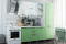 Комплект мебели для кухни Бьянка 2100, Салатовые блестки/фотопечать, БТС(Россия)