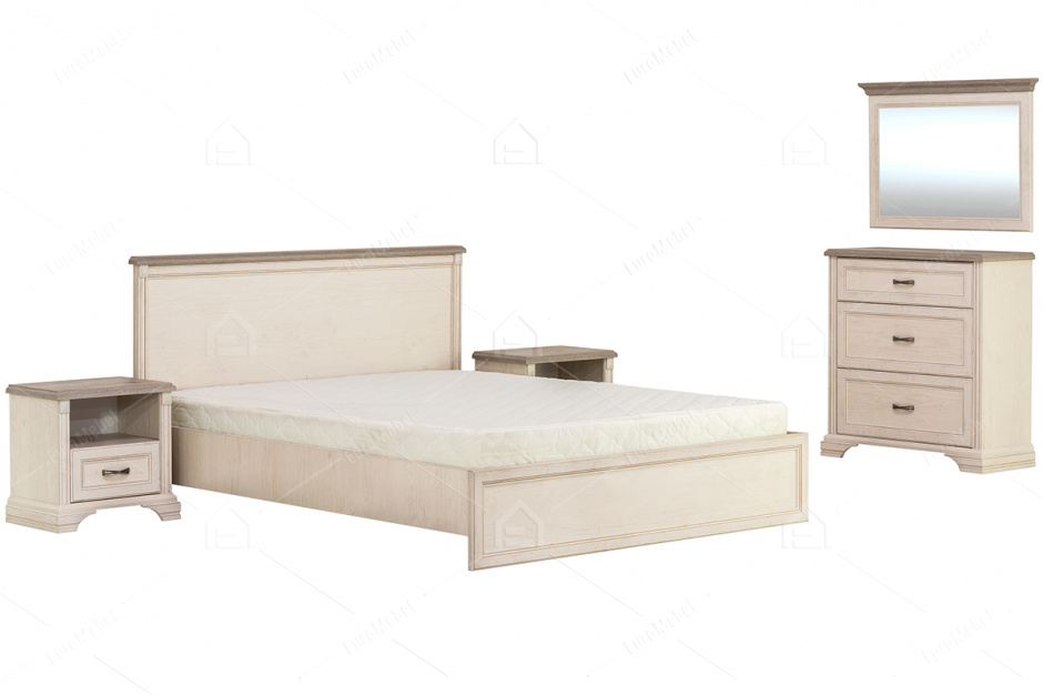 Набор мебели для спальни Монако 5555, Сосна Винтаж, Анрэкс (Беларусь)