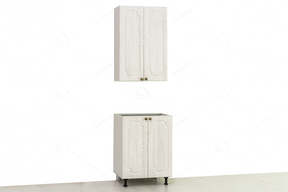 Секция кухонная 600, линейная Классика, Сосна БелыйСВ Мебель (Россия)