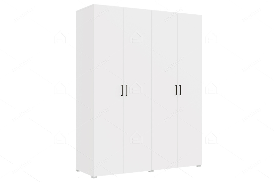 Шкаф для одежды 4Д  Арландо, Белый, Горизонт (Россия)