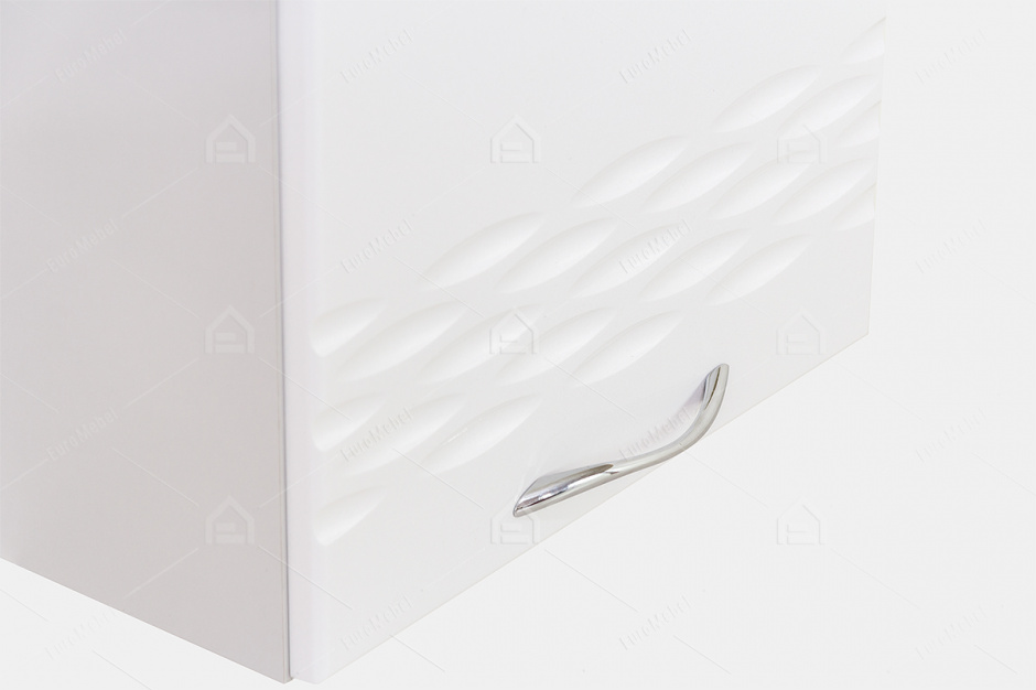 Шкаф кухонный 400, 1Д  как часть комплекта Волна, Белый, СВ Мебель (Россия)