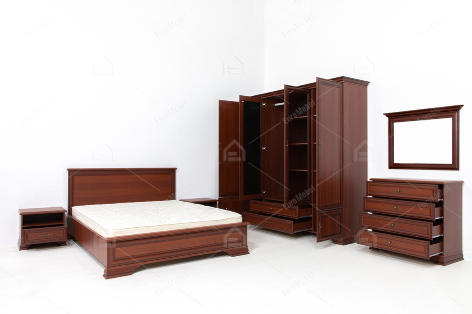 Комплект мебели для спальни Кентаки, Каштан, БРВ Брест(Беларусь)