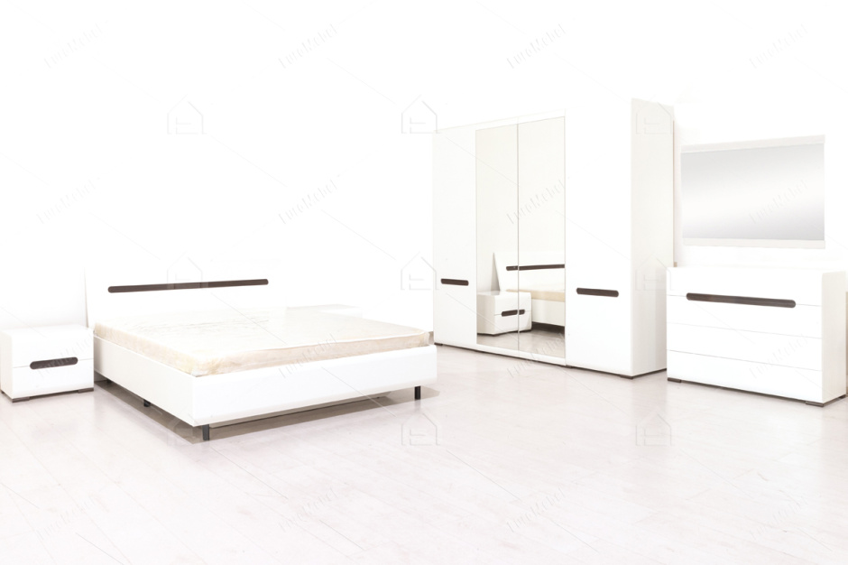 Комплект мебели для спальни Ацтека, Белый Блеск, БРВ Брест(Беларусь)