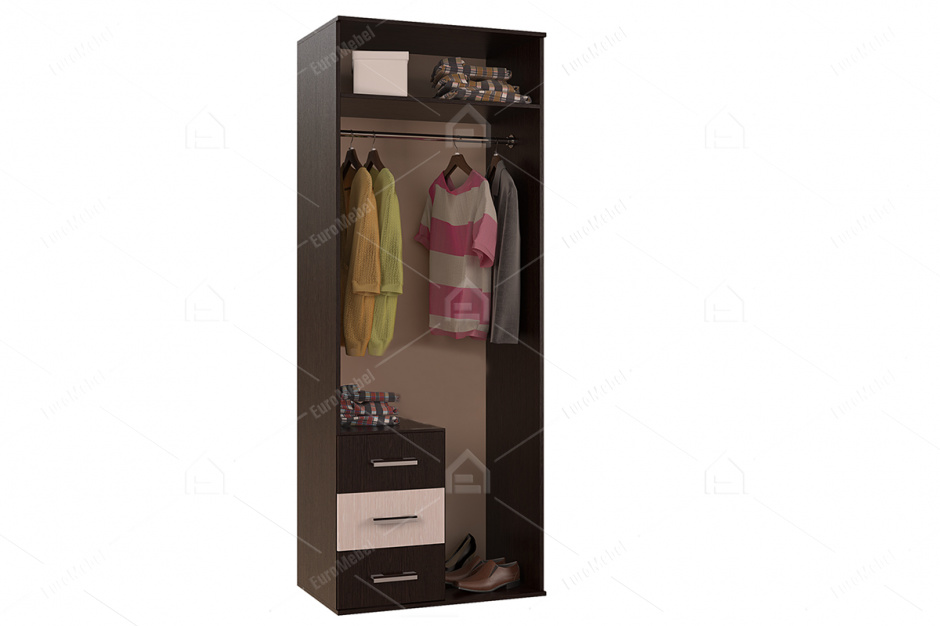 Шкаф для одежды 2Д  (2Д) Белла, Дуб Атланта, БТС (Россия)