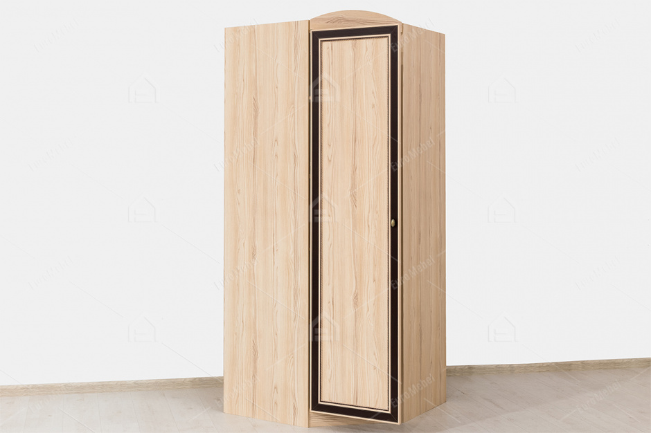 Шкаф для одежды угловой  1Д  модульной системы Дисней, Дуб Светлый, MEBEL SERVICE (Украина)