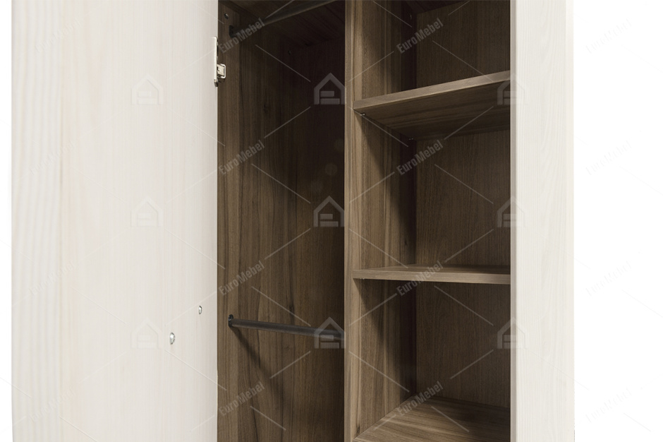 Шкаф для одежды угловой 1Д , коллекции Мальта, Лиственница сибирская, БРВ Брест (Беларусь)