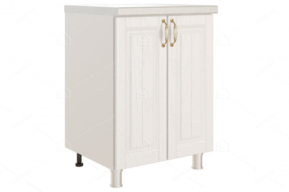 Шкаф-стол 2Д  как часть комплекта Прованс, Белый, СВ Мебель (Россия)