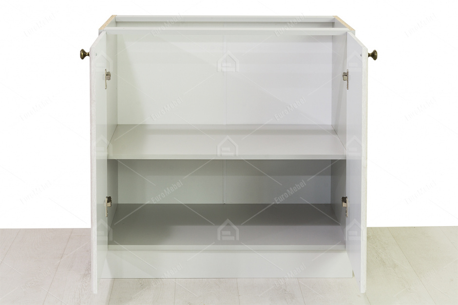 Шкаф-стол 800, 2Д , модульной системы Классика, Сосна Белый, СВ Мебель (Россия)