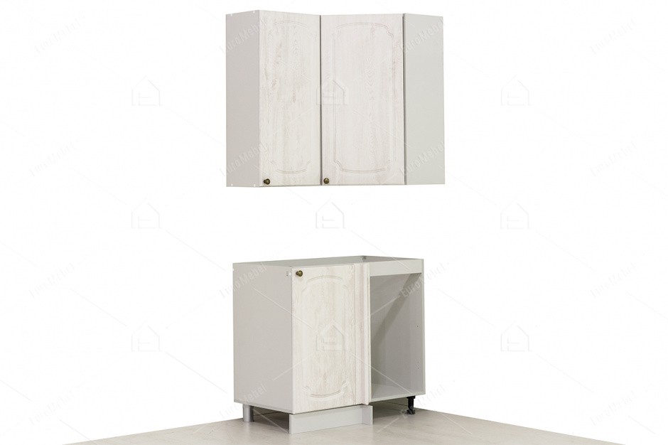 Секция кухонная 1000, угловая Классика, Сосна БелыйСВ Мебель (Россия)