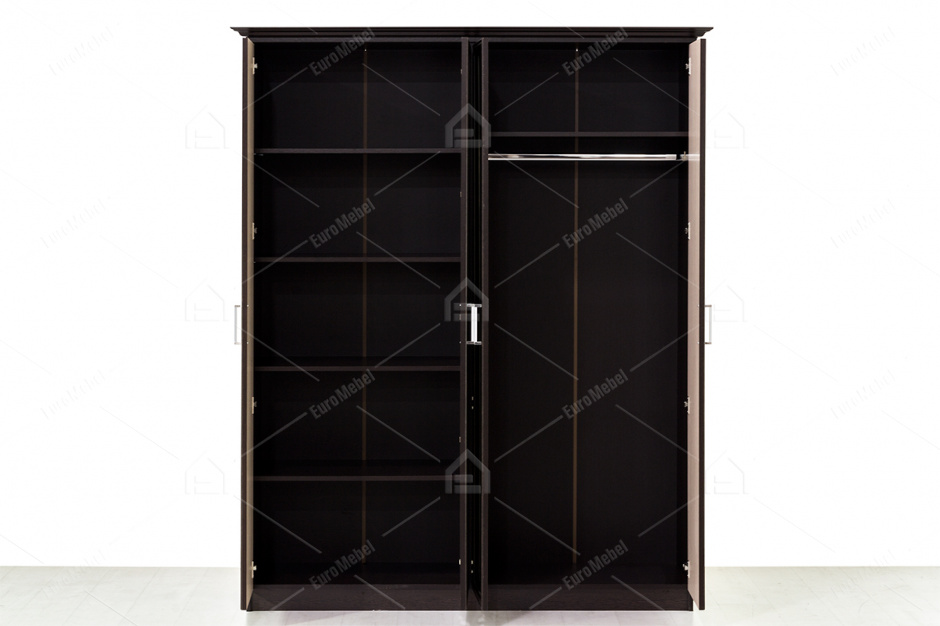 Шкаф для одежды  4Д  как часть комплекта Джорджия 2, Дуб Млечный, Астрид-Мебель (Россия)