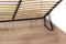 Кровать двуспальная  с подъемным механизмом, модульной системы Сорренто, Кайман Белый с золотой патиной, Кураж (Россия)
