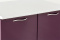 Шкаф-стол 800, 2Д  как часть комплекта Волна, Баклажан, СВ Мебель (Россия)