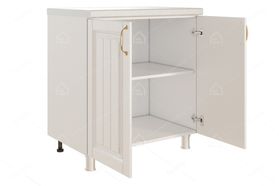 Шкаф под мойку 800, 2Д  как часть комплекта Прованс, Белый, СВ Мебель (Россия)