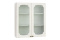 Шкаф витрина 800, 2Д , модульной системы Классика, Сосна Белый, СВ Мебель (Россия)
